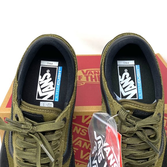 VANS Glibert Crocket Tactical Beech Green Black Women’s Size Sneaker VN0A38COUZK - Picture 4 of 10